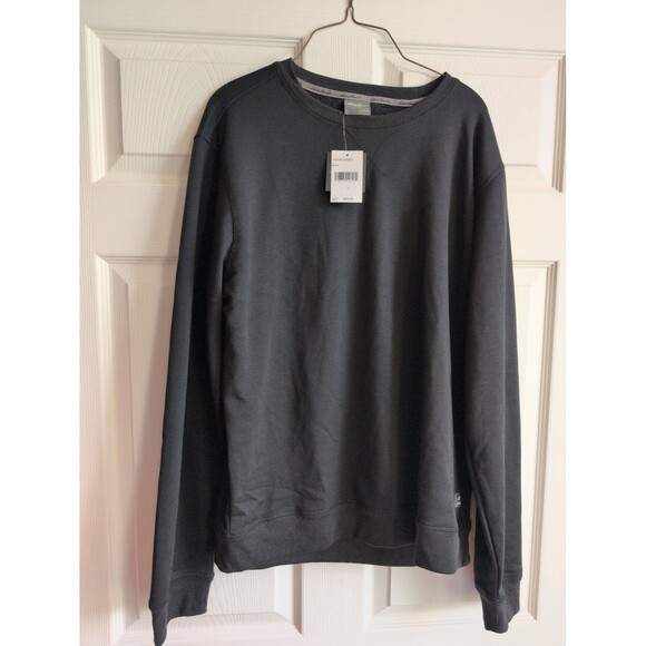Eddie Bauer Men's Lounge Long Sleeve Soft Fashion Pullover Hoodie Black L - Picture 1 of 4